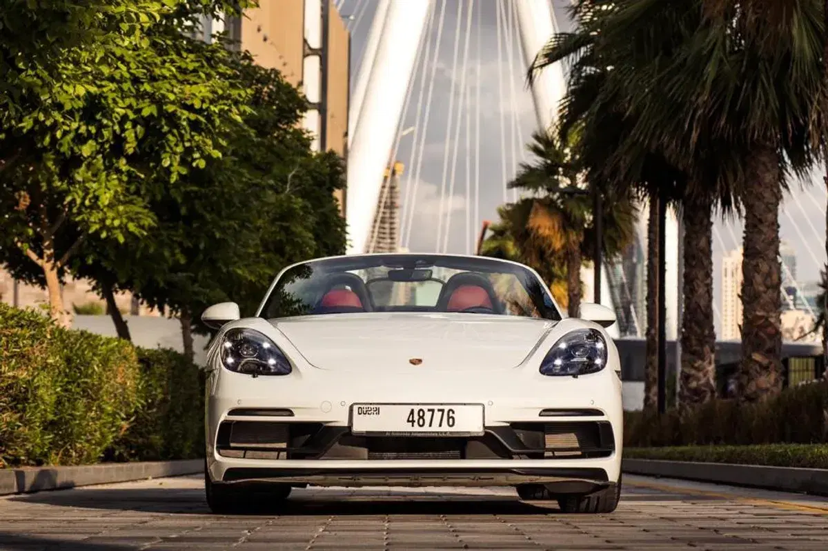 Porsche 718 Boxster GTS available through primerentalcar.com