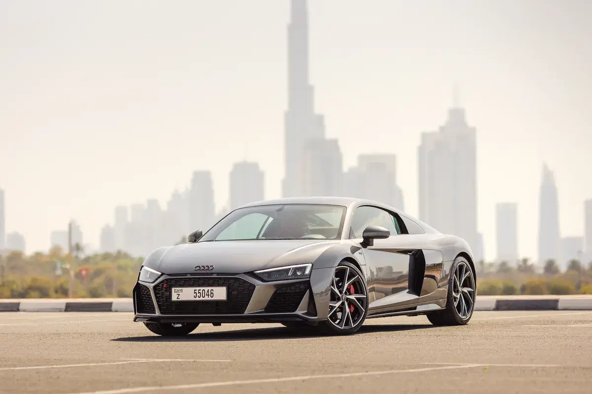 Audi R8 2023 coupe available through primerentalcar.com